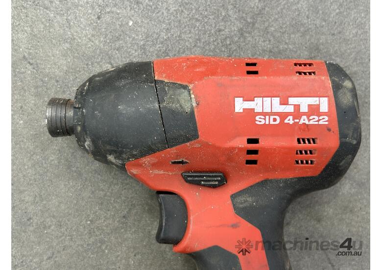caption Hilti SID 4-A22 Cordless Impact Driver