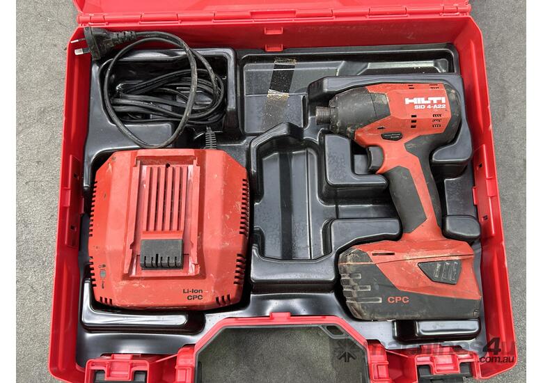 caption Hilti SID 4-A22 Cordless Impact Driver