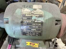 2x Industrial Bench Grinders (Pedestal Mounted) - picture0' - Click to enlarge