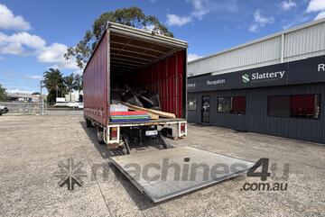 2008 Isuzu FRR 500 Long 4x2 Curtainsider w/Tailgate (10 Pallet) **Sold With Contents In Body**