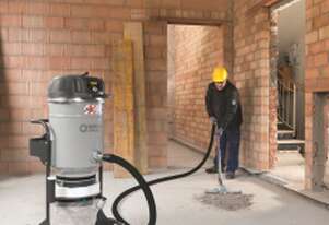 Nilfisk VHS120 HC Single Phase H Class Hazardous Dust Industrial Vacuum with DOP testing