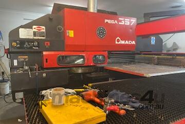 Amada Turret Punches Pega 357 with LKI Loader + 2 operating Vipros Queens ($35,000- $45,000 each)