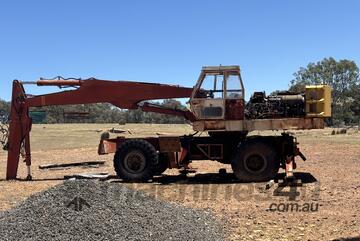 Classic Poclain Excavator Solid Older-Style Machine, Ideal for a Project or Parts
