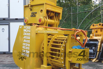   15-32 ton (80mm pin) Excavator Hydraulic Rotary Screen Clamshell Grapple Bucket