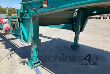 2008 Maxitrans ST3 Tri Axle Drop Deck Skel Trailer