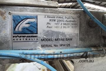 Farnese Australia Mitre Saw 3300mm Sheet Capacity Industrial Long Cut Workshop Saw   2010 Approx