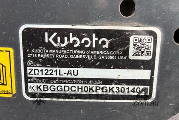 2024 Kubota ZD1221L-AU Zero Turn Ride On Mower