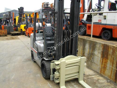 caption Hire forklift with rotator