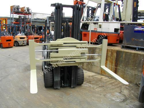 caption Hire forklift with rotator