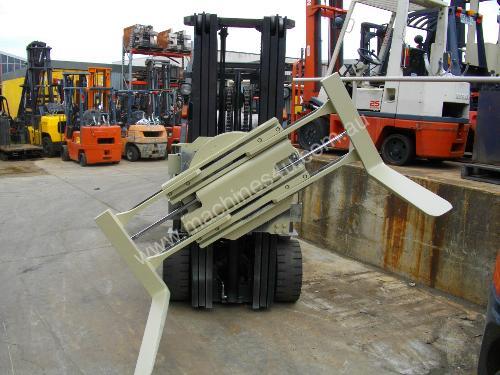 caption Hire forklift with rotator