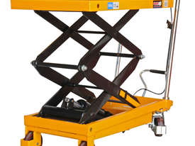 52015 - Double scissor lift hydraulic table cart 350Kg - picture0' - Click to enlarge