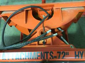 UNUSED HYDRAULIC ANGLE GRADER BLADE WITH UNIVERSAL HITCH D588 - picture2' - Click to enlarge
