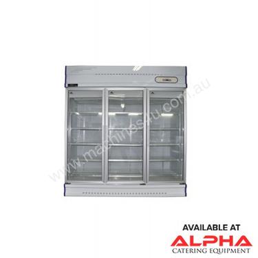 Anvil GDJ1881 Three Glass Door Upright Display Freezer - 1500Lt