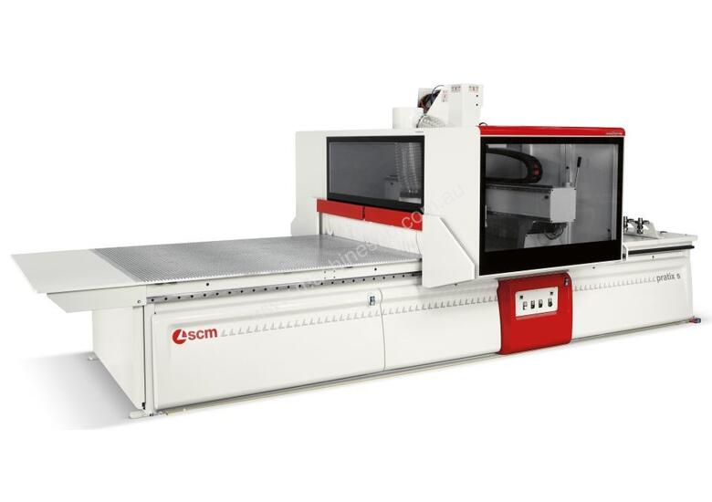 caption SCM - Pratix S CNC Nesting Machine / Router