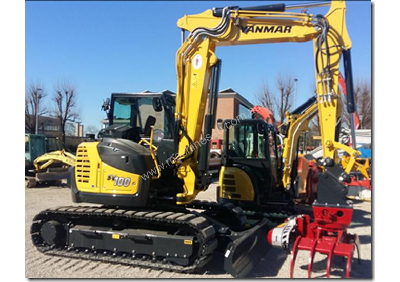 caption VOSCH HD rotating grapple for 4 Tonne through to 9 Tonne Excavators