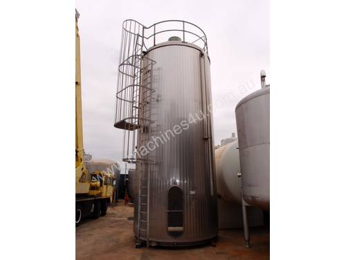 Stainless Steel Storage Tank (Vertical), Capacity: 30,000Lt