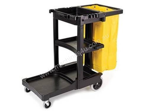 RUBBERMAID 6173-88 Janitor / Cleaning Cart