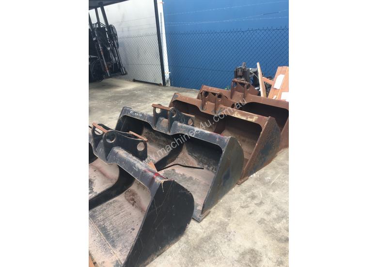 caption Excavator Buckets