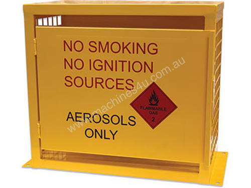 Aerosol Storage Cage – 12 Can. Australian made to meet Australian Standards