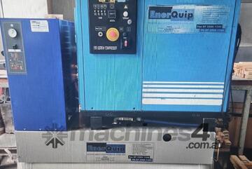 Adicomp 3in115kw. Atlas GA22VSD 22kw. Broadbent 3in115kw. Focus 7.5kw VSpd /3in115kw. Champion 22kw