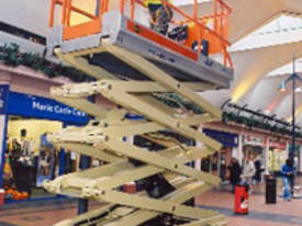 9.5m Electric Scissor Lifts available for Hire - picture0' - Click to enlarge