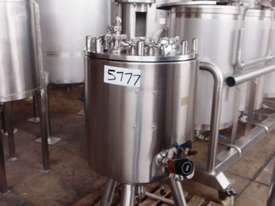 Stainless Steel Jacketed Mixing Tank, Capacity: 70Lt - picture0' - Click to enlarge