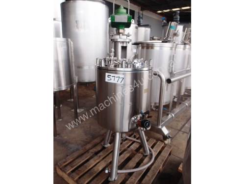 Stainless Steel Jacketed Mixing Tank, Capacity: 70Lt