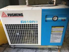 2 X COMPRESSORS + REFRIGERATED DRYER+ GAUGES - picture1' - Click to enlarge
