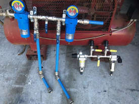 2 X COMPRESSORS + REFRIGERATED DRYER+ GAUGES - picture2' - Click to enlarge