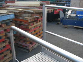 Raised Platform Walkway Stainless Steel Stairs Staircase Steps - 0.57m high - picture2' - Click to enlarge