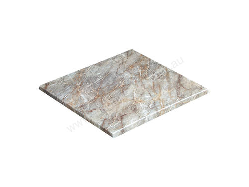 BLH-S77BM Square 700 Laminate Table Top - Grey Pearl Marble