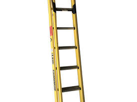 Branach Fiberglass Extension Ladder 2.7 to 3.9 Meter Industrial Quality Aluminium Rungs - picture1' - Click to enlarge
