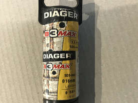 Diager 16mm x 550mm SDS-Max Masonry Drill Bit 3 CUTTING EDGES 166R - picture1' - Click to enlarge