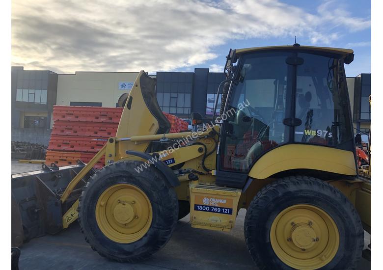 caption 2008 Komatsu Backhoe WB97S in Good Condition with 4550 Hours in