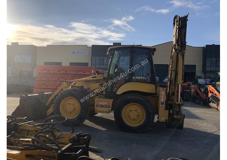 caption 2008 Komatsu Backhoe WB97S in Good Condition with 4550 Hours in