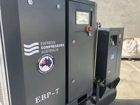 Screw Compressor Package 5.5kW (7HP) with tank and dryer (27 cfm) - picture2' - Click to enlarge