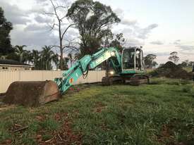 Kobelco 13.5 tonne excavator for hire in sydney - picture0' - Click to enlarge
