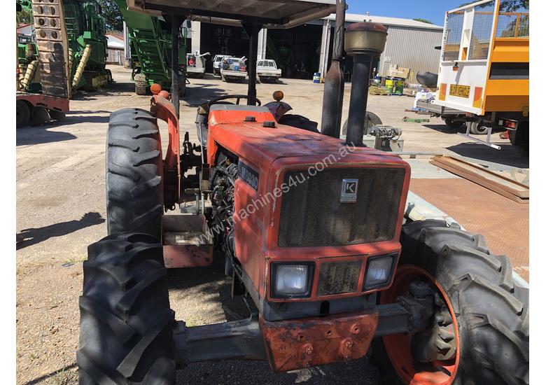 caption Kubota M8030 Tractor