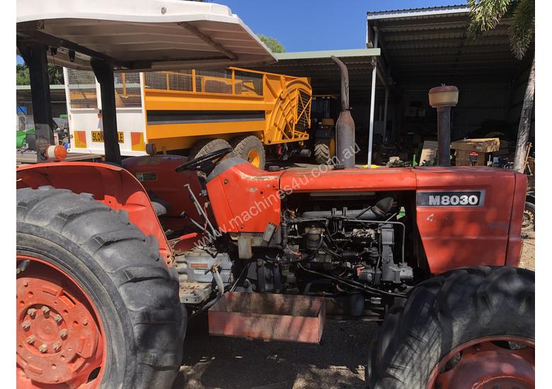 caption Kubota M8030 Tractor