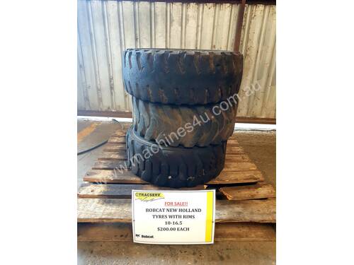 New Holland Bobcat Tyres with Rims