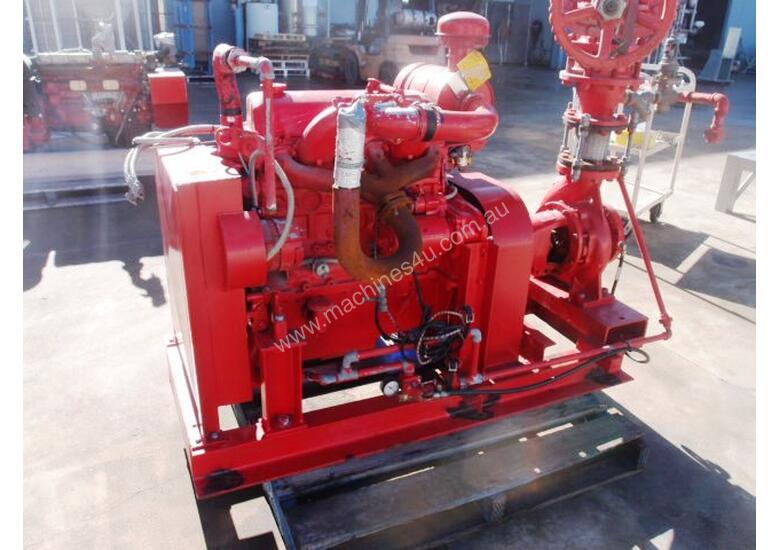 Used ajax Diesel Fire Fighting Centrifugal Pump IN 125mm Dia OUT 100mm ...