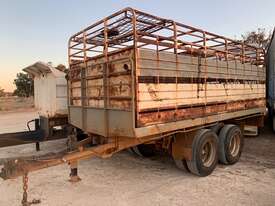 Trailer Pig Trailer With Cattle Crate SN875 GG12961 - picture0' - Click to enlarge