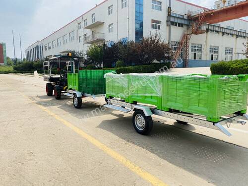 High Quality Fruit Bin Trailer Galvanized QSTE500TM Steel Can Customize Different sizes