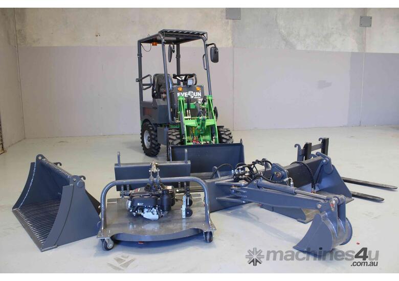 caption Everun EREL04 battery electric Articulated loader(price is for machine with GP bucket only )