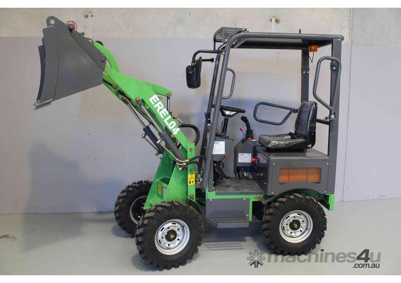 caption Everun EREL04 battery electric Articulated loader(price is for machine with GP bucket only )