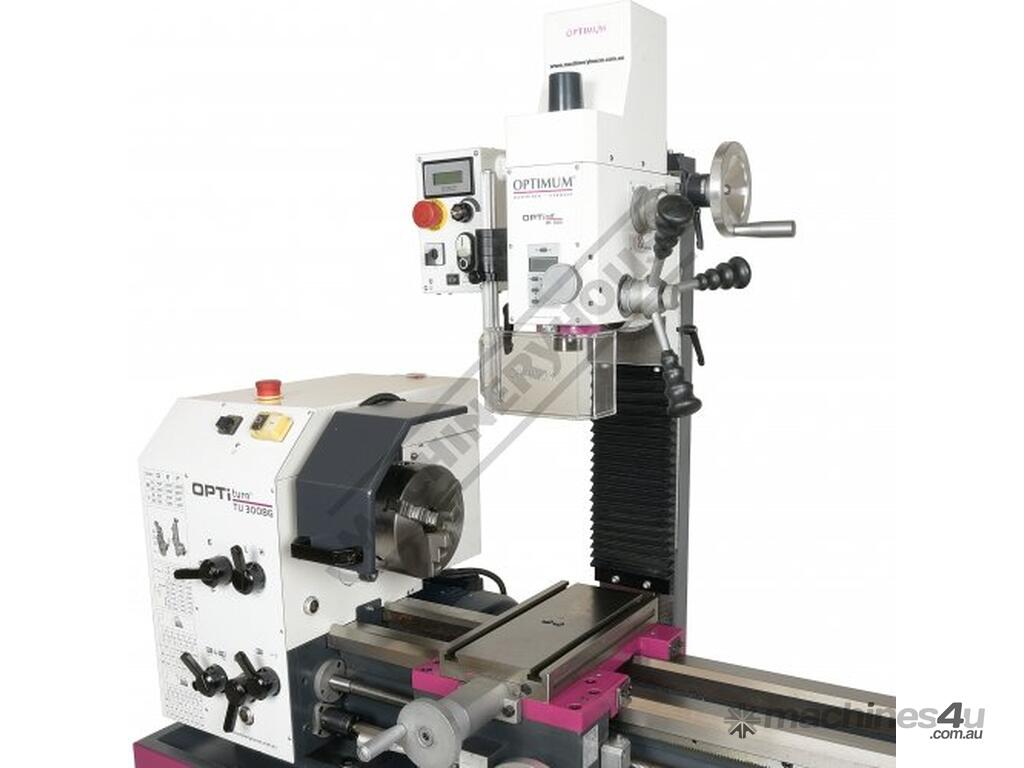 New optimum TU3008G20M OptiTurn Lathe Mill Drill Combination Package