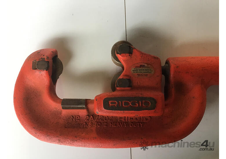 Used ridgid Ridgid 1 8 2 Pipe Cutters No 2A Pipe Cutter Used Item
