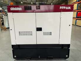 Quality Used Japanese Super Silent 50kVA Generator with Long Range Tank - picture0' - Click to enlarge