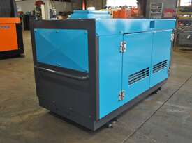 100 CFM Airman Silenced Industrial Diesel Compressor , Serviced Tested and New Paint  - picture2' - Click to enlarge