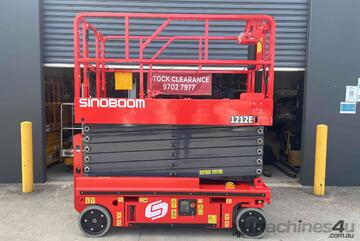 Sinoboom 1212E 40ft Narrow Electric Scissor Lift Compact, Powerful, and Ideal for Indoor Jobs!